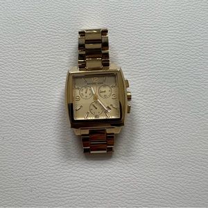 Used Michael Kors Gold Large Face Square Watch